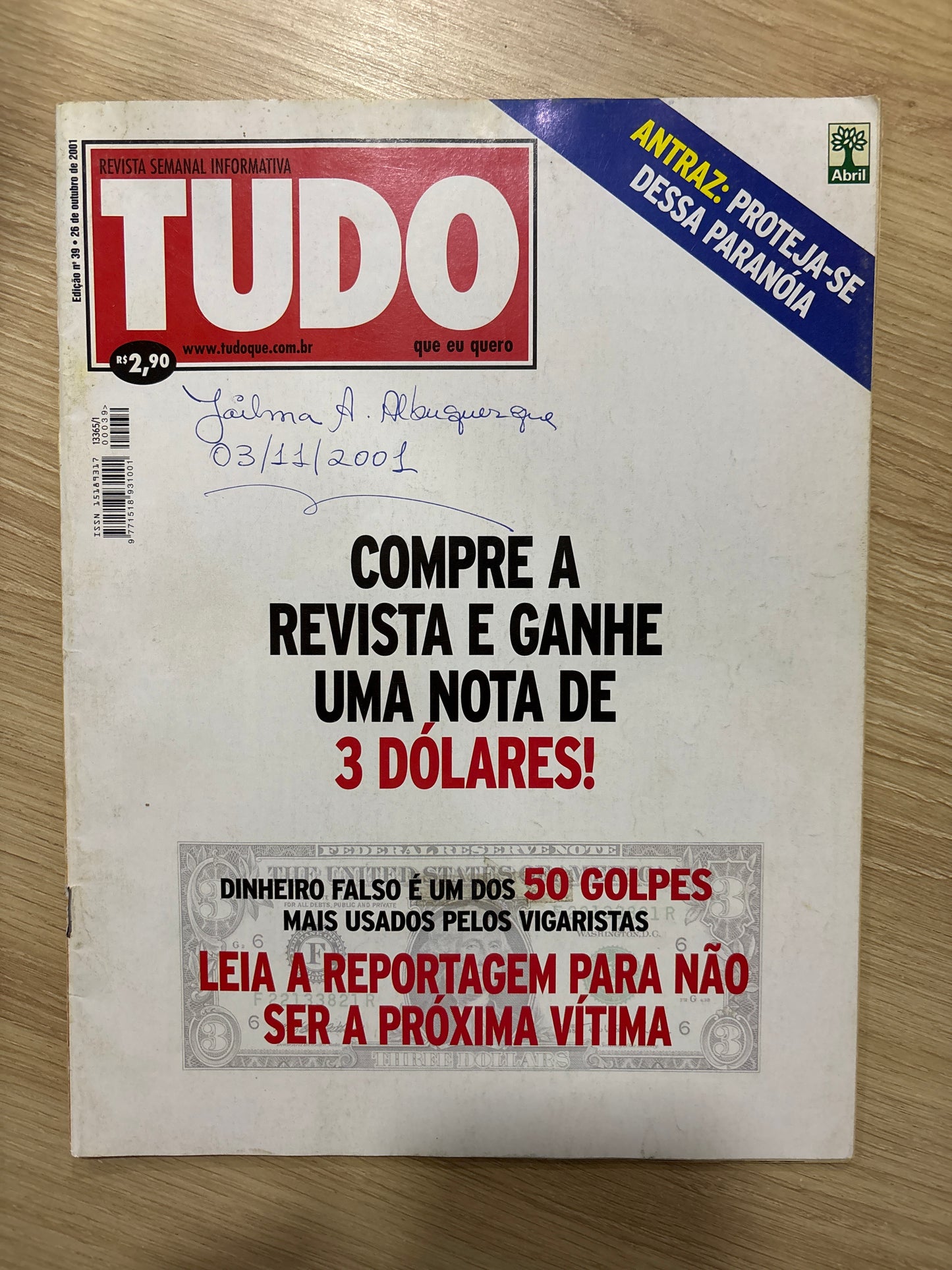 Revista Tudo que eu quero 39 (2001)
