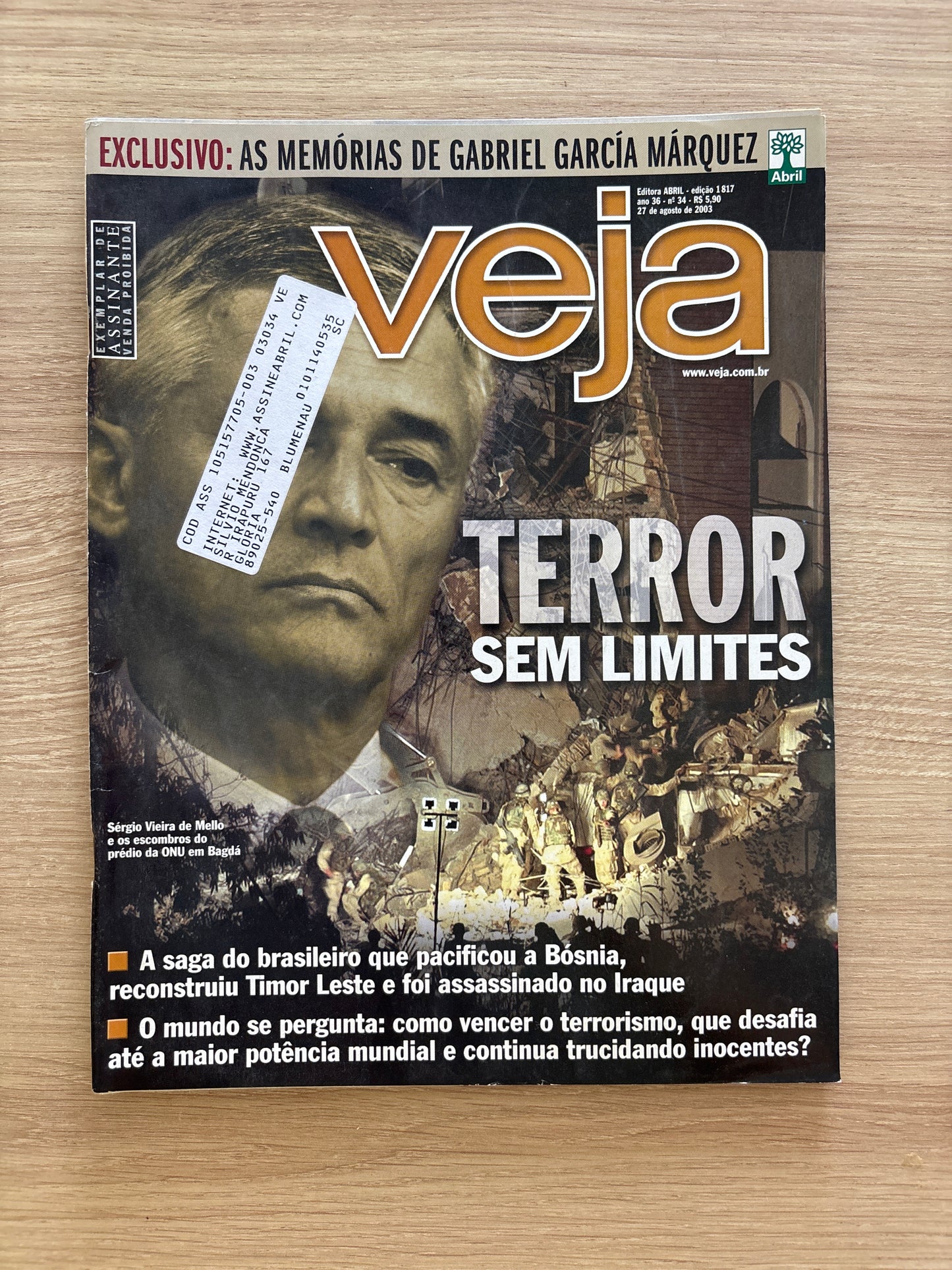 Revista Veja 1817 (2003)