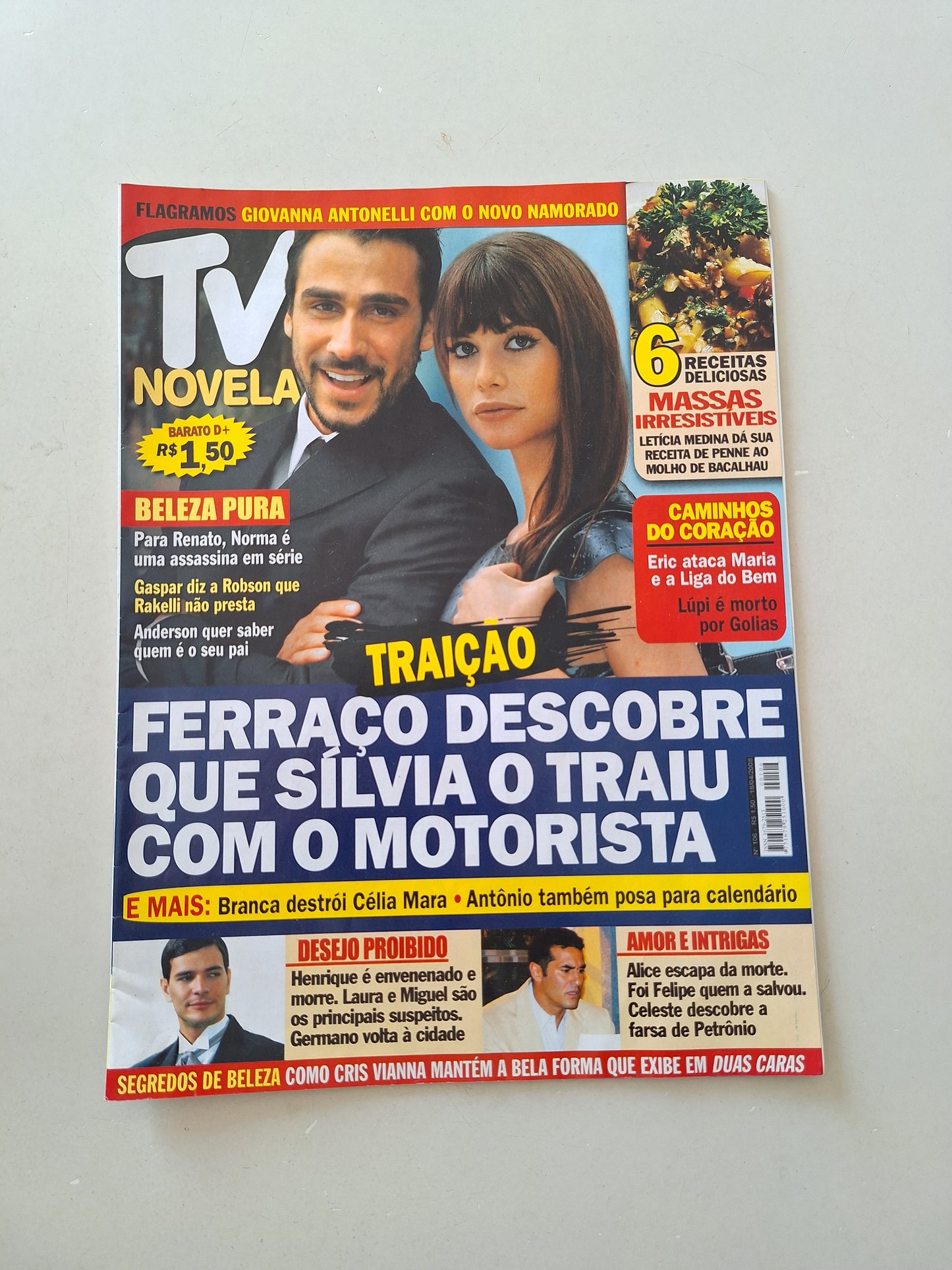 Revista TV Novelas Nº 106 (2008)