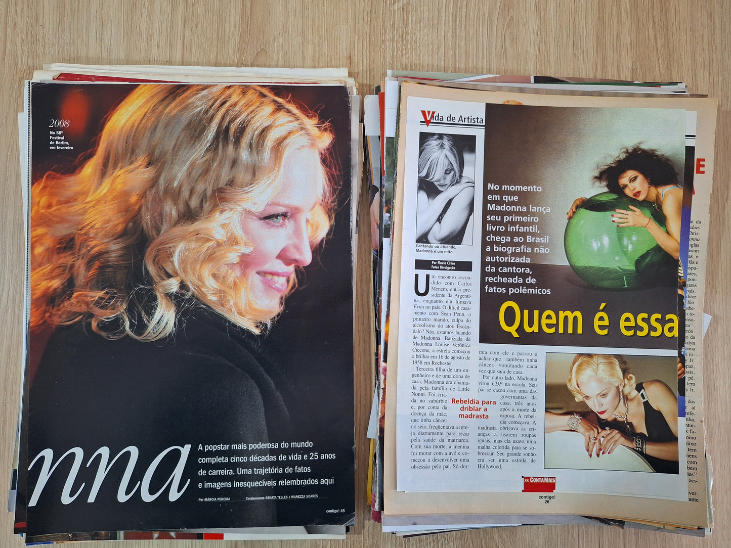 Madonna Material de revistas