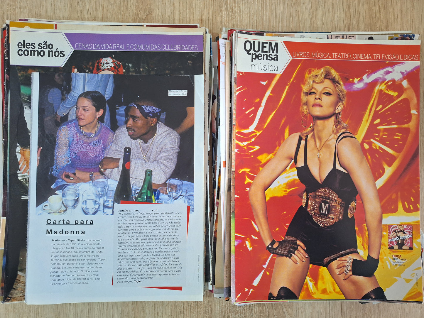 Madonna Material de revistas