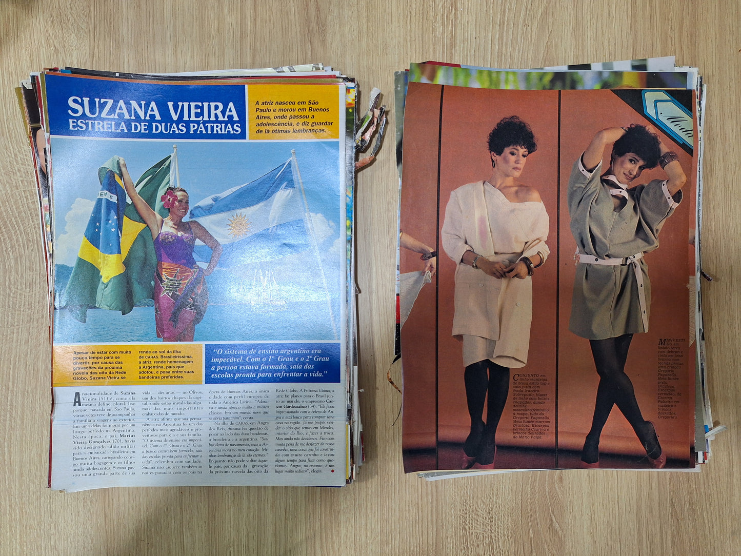 Susana Vieira Material de revista
