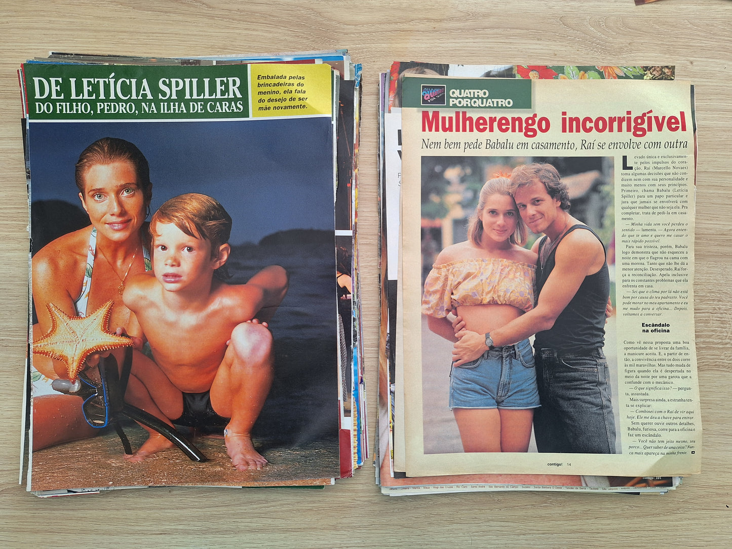 Letícia Spiller Material de revistas