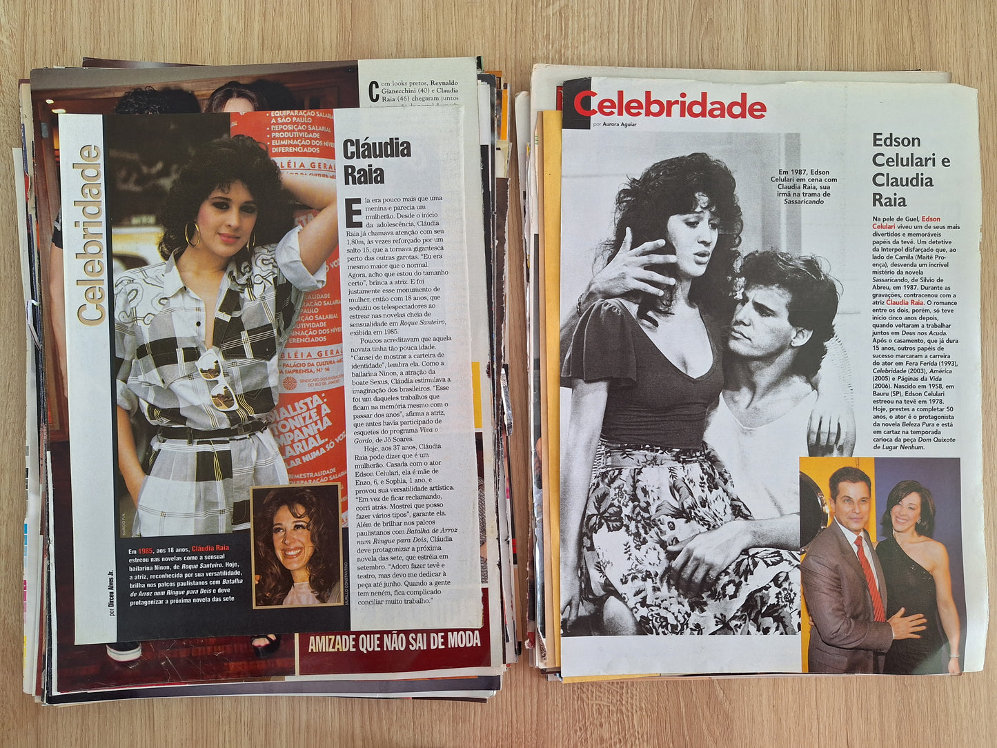 Claudia Raia Material de revistas