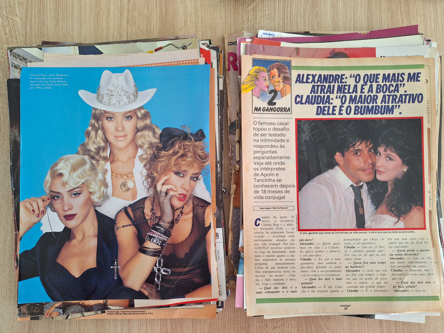 Claudia Raia Material de revistas