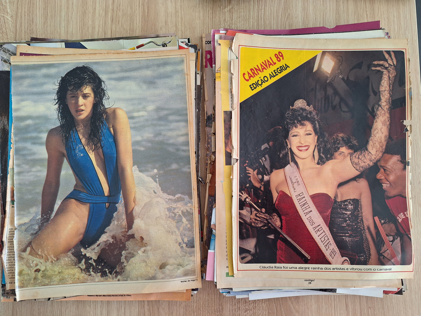 Claudia Raia Material de revistas