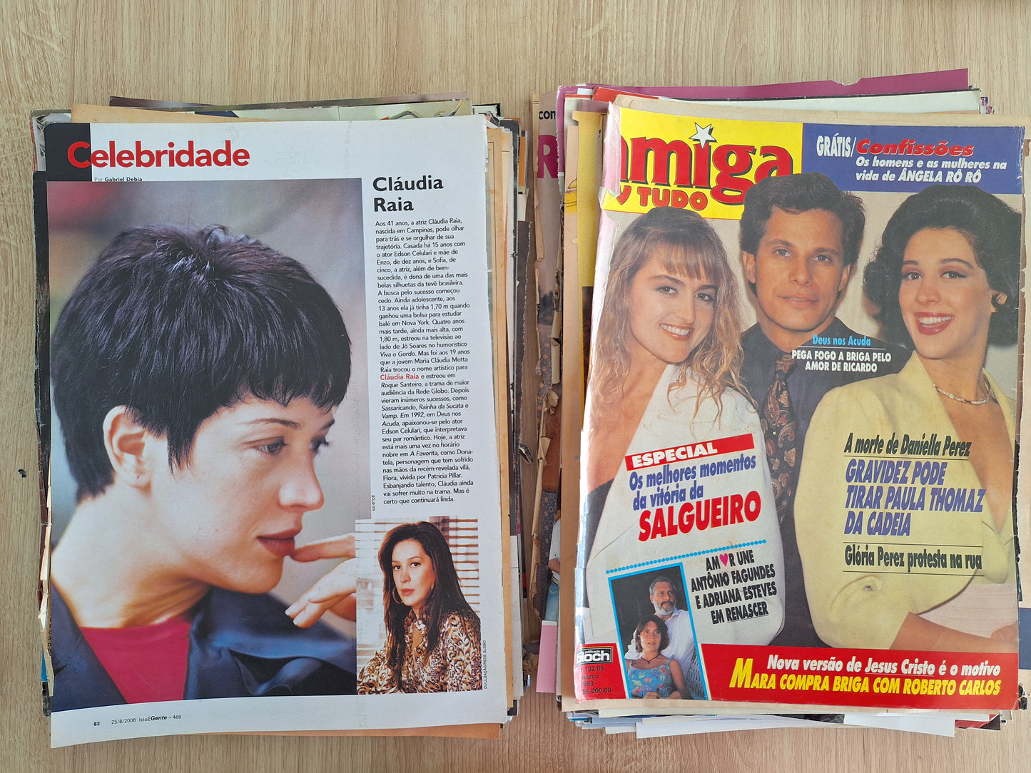 Claudia Raia Material de revistas