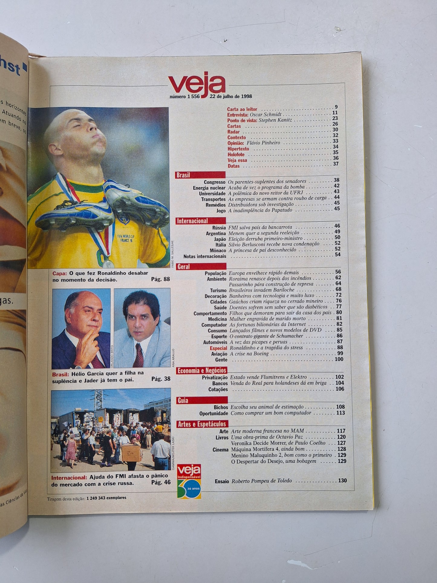 Revista Veja 1556 (1998)