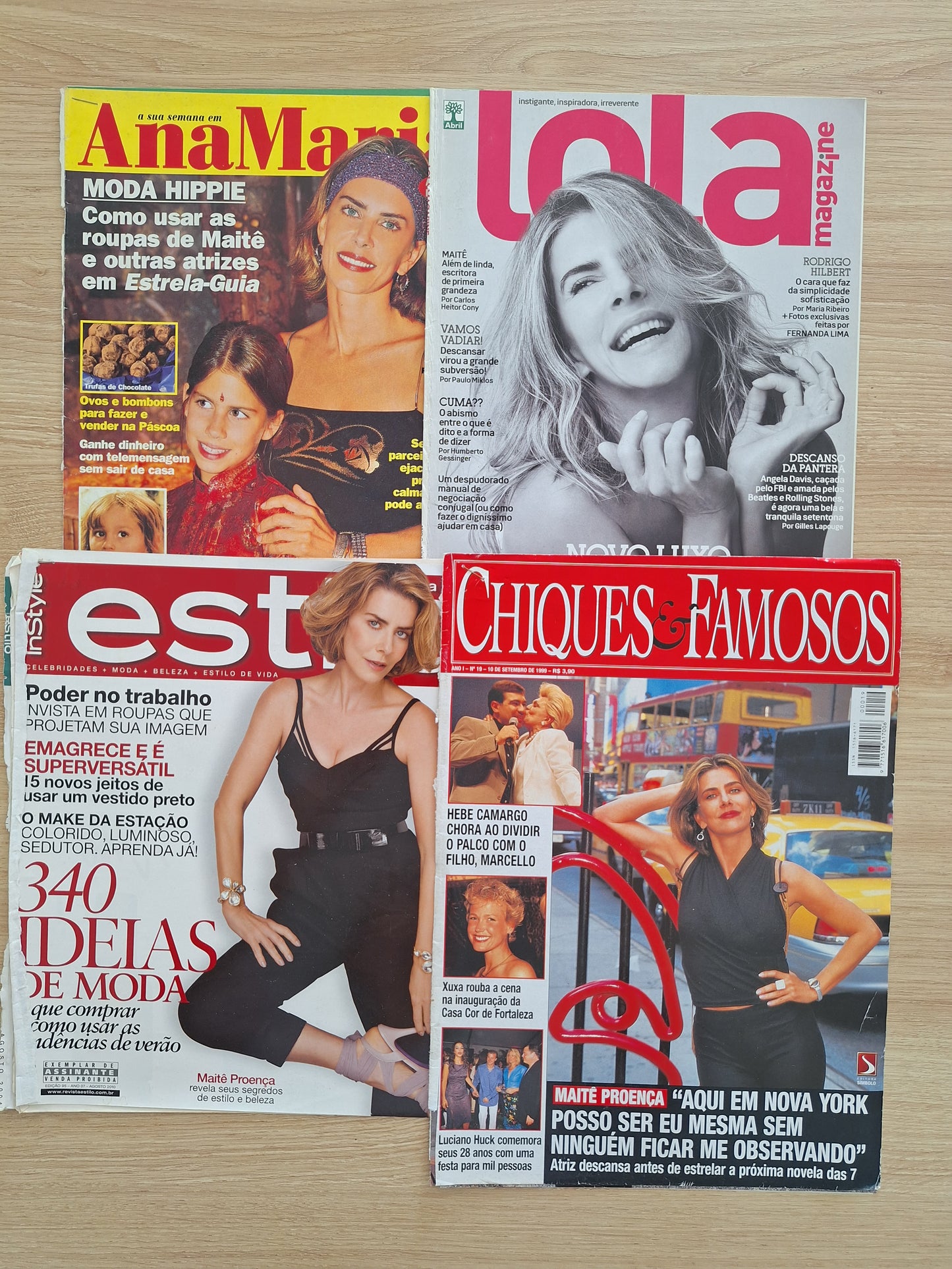 Maitê Proença - Revistas capa+reportagem