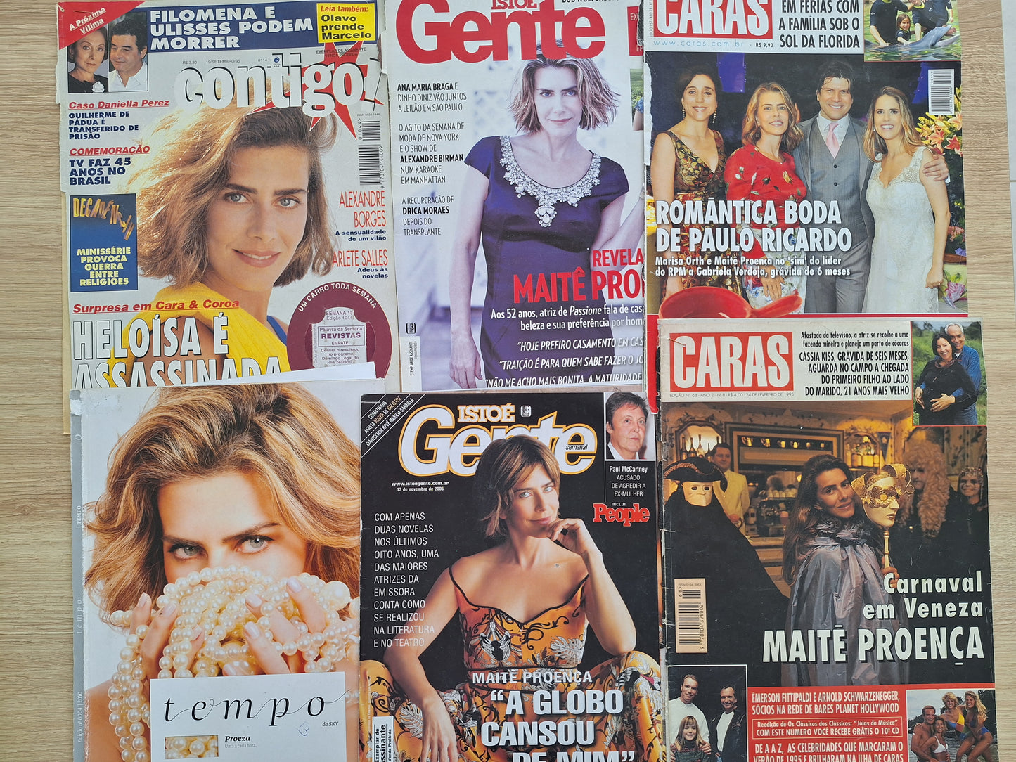 Maitê Proença - Revistas capa+reportagem