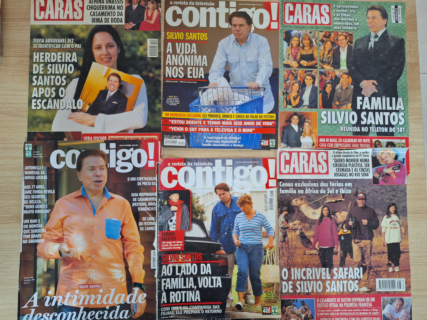 Silvio Santos - combo de capa+reportagem