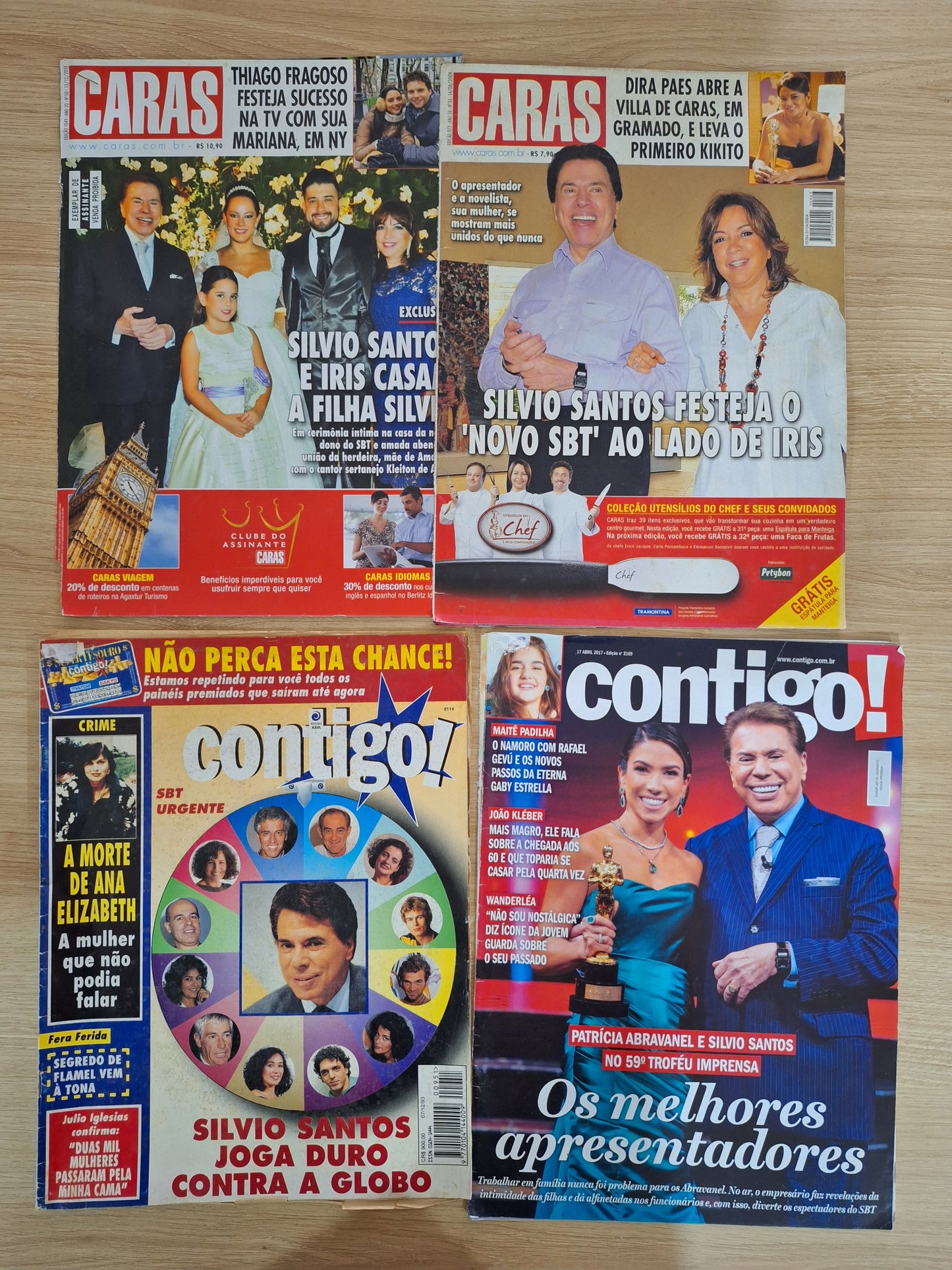 Silvio Santos - combo de capa+reportagem