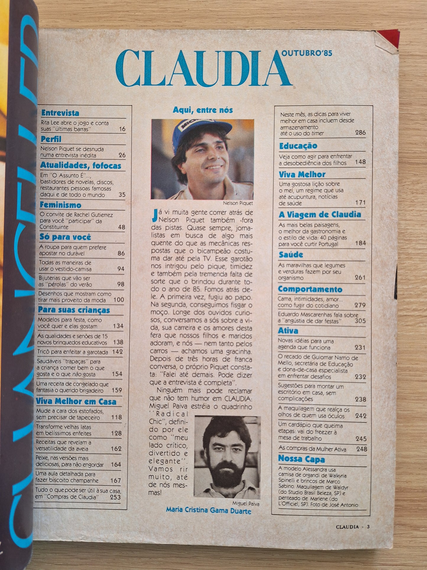 Revista Claudia N° 289 (1985)