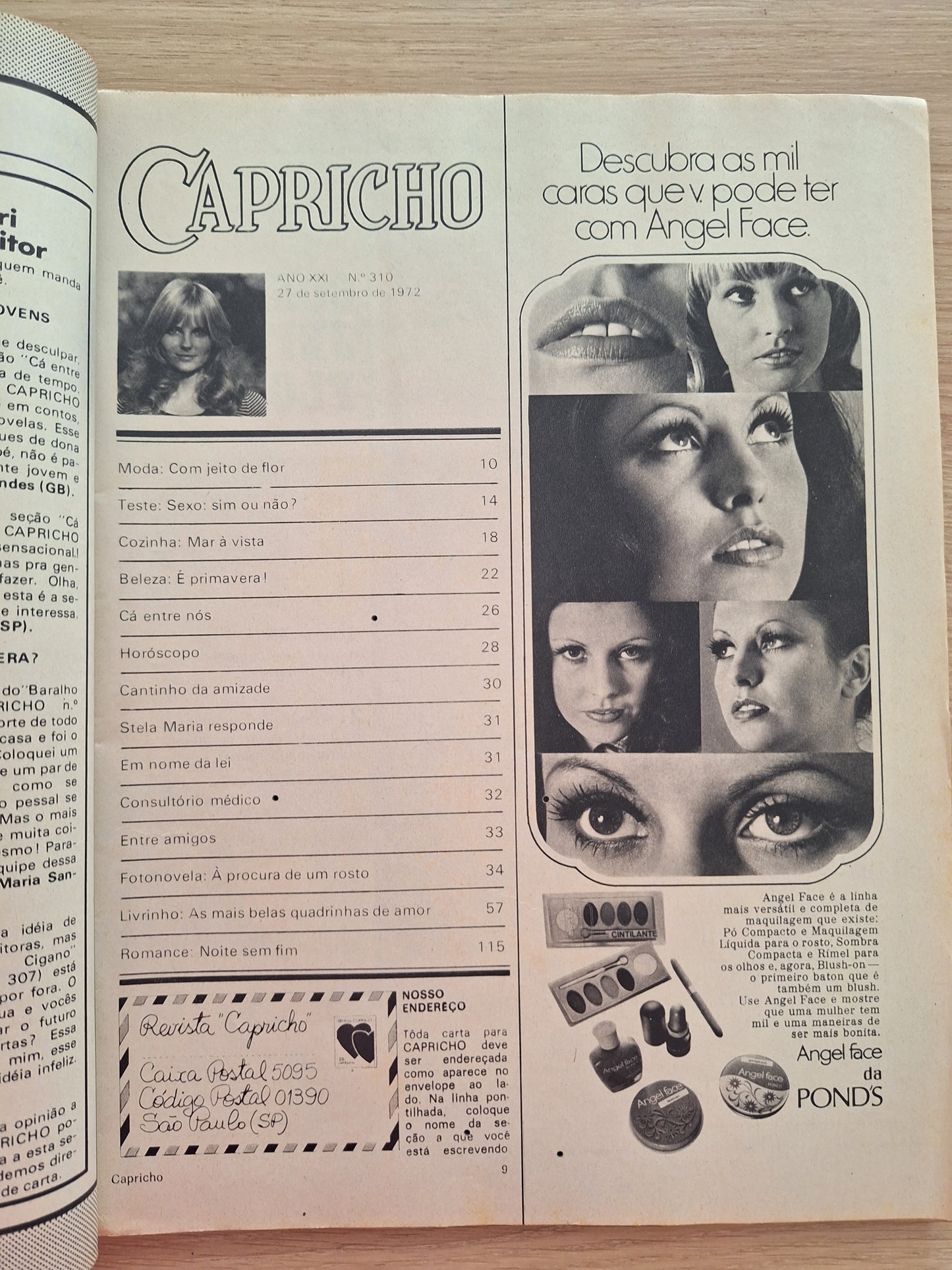 Revista Capricho 310 (1972)