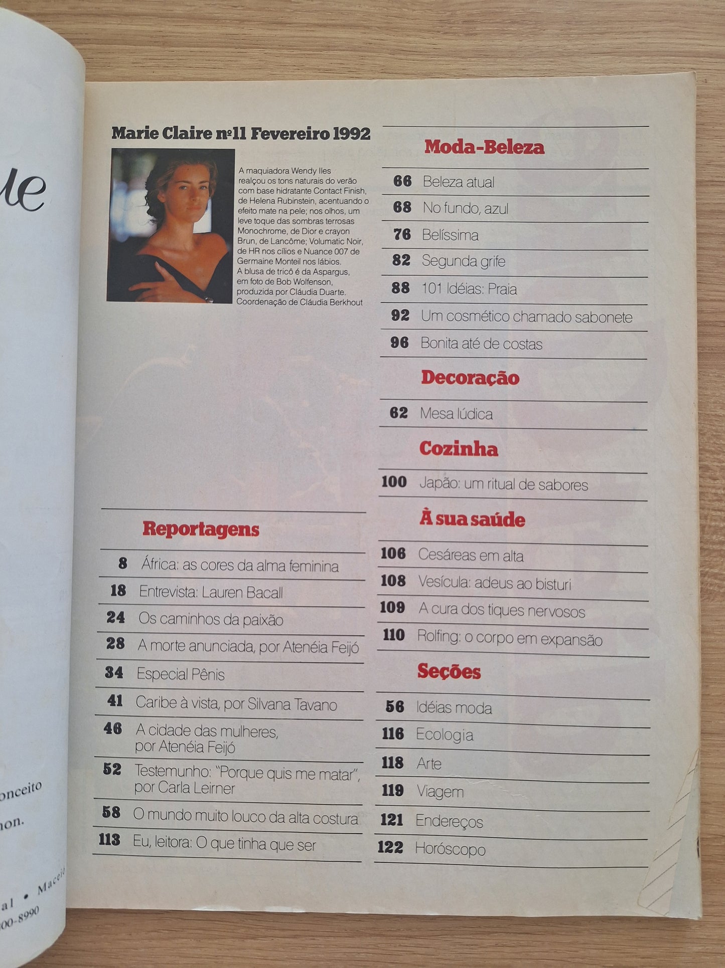 Marie Claire N° 11 (1992)