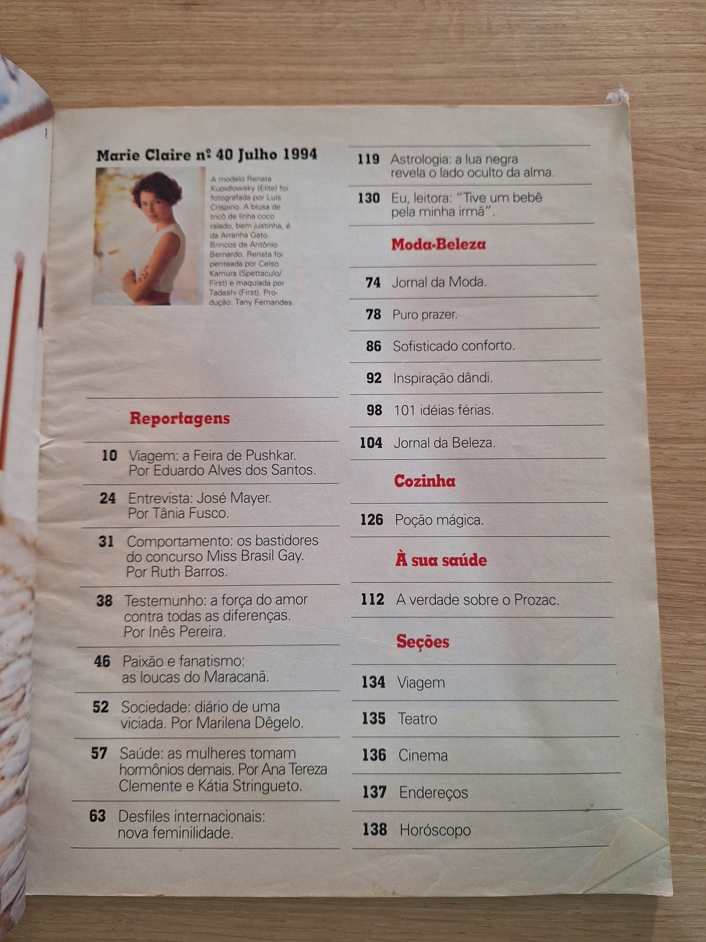 Marie Claire N° 40 (1994)