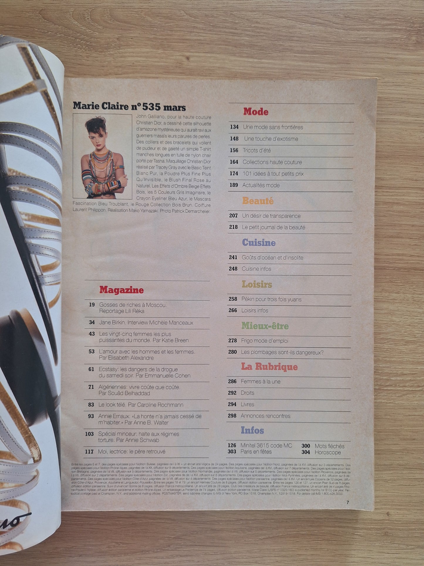 Revista Marie Claire importada