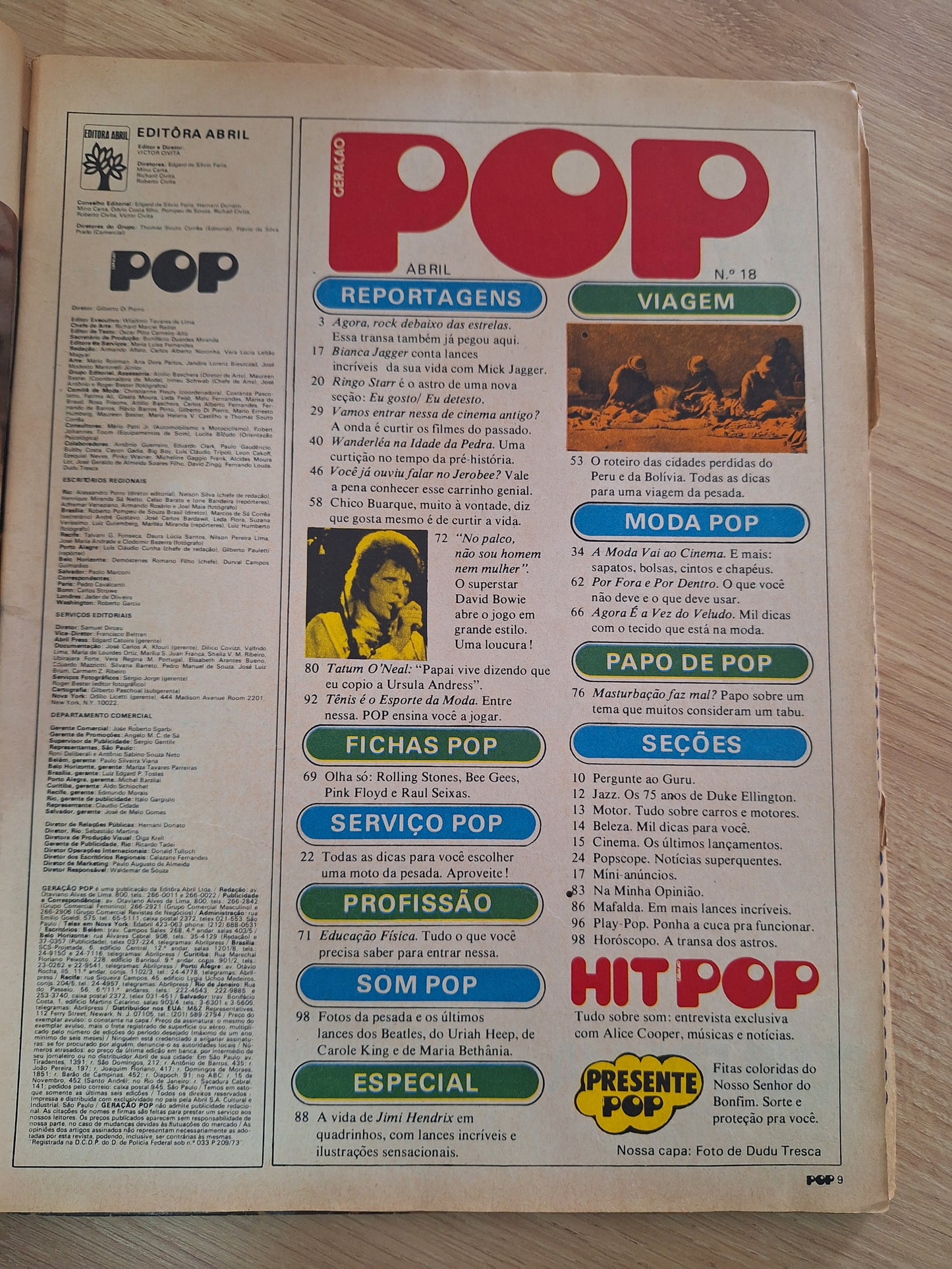Revista Geração Pop 18 (1974)