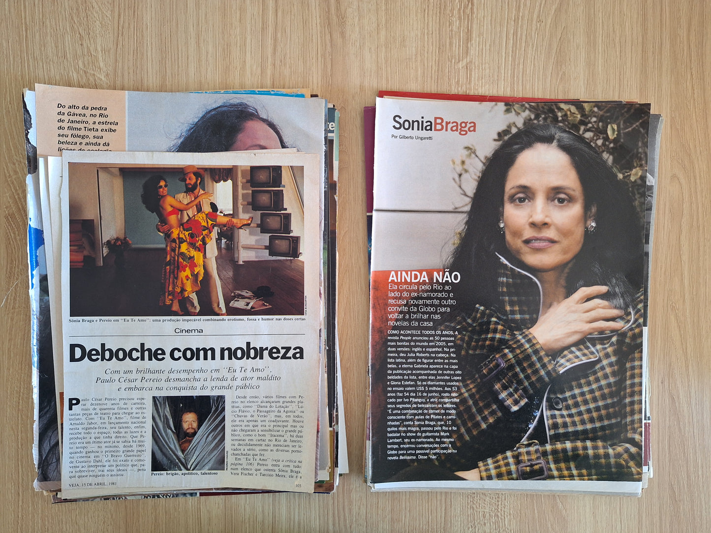 Sônia Braga Material Avulso