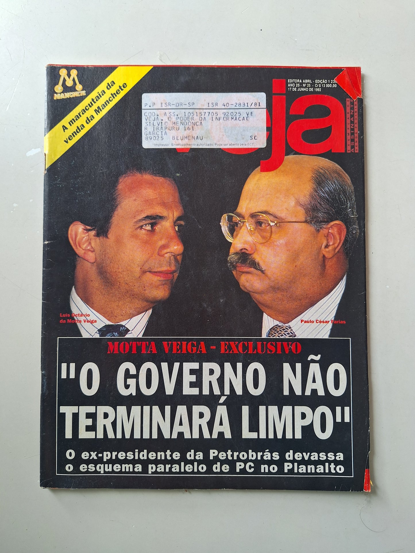 Revista Veja N° 1239