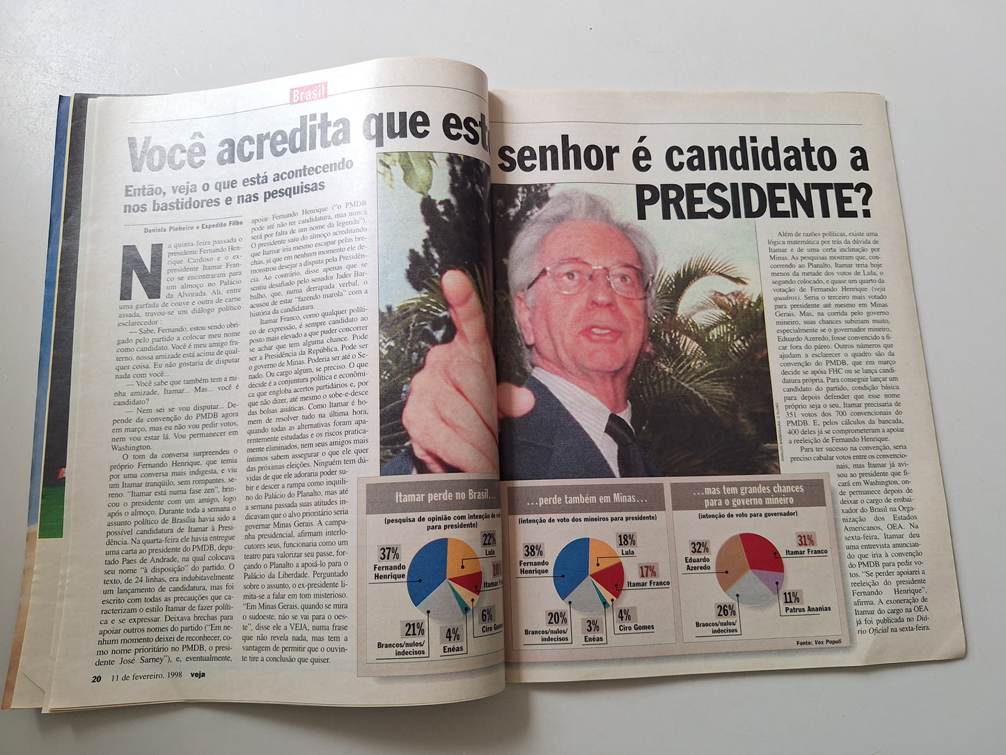 Revista Veja 1533 (1998)