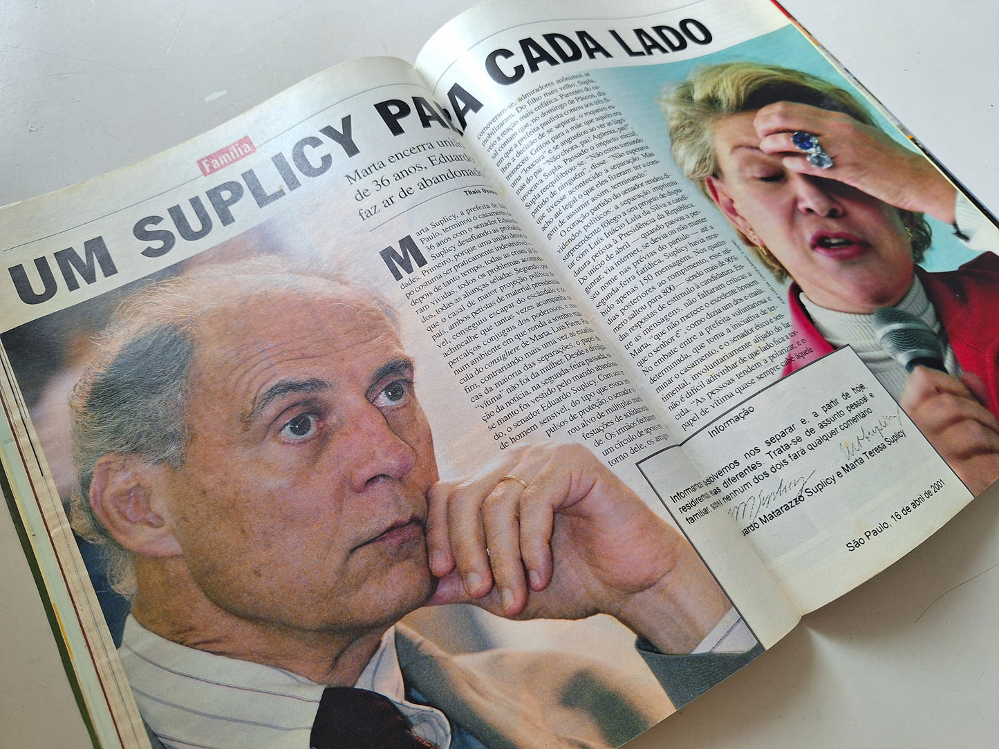 Revista Veja N° 1697 (2001)