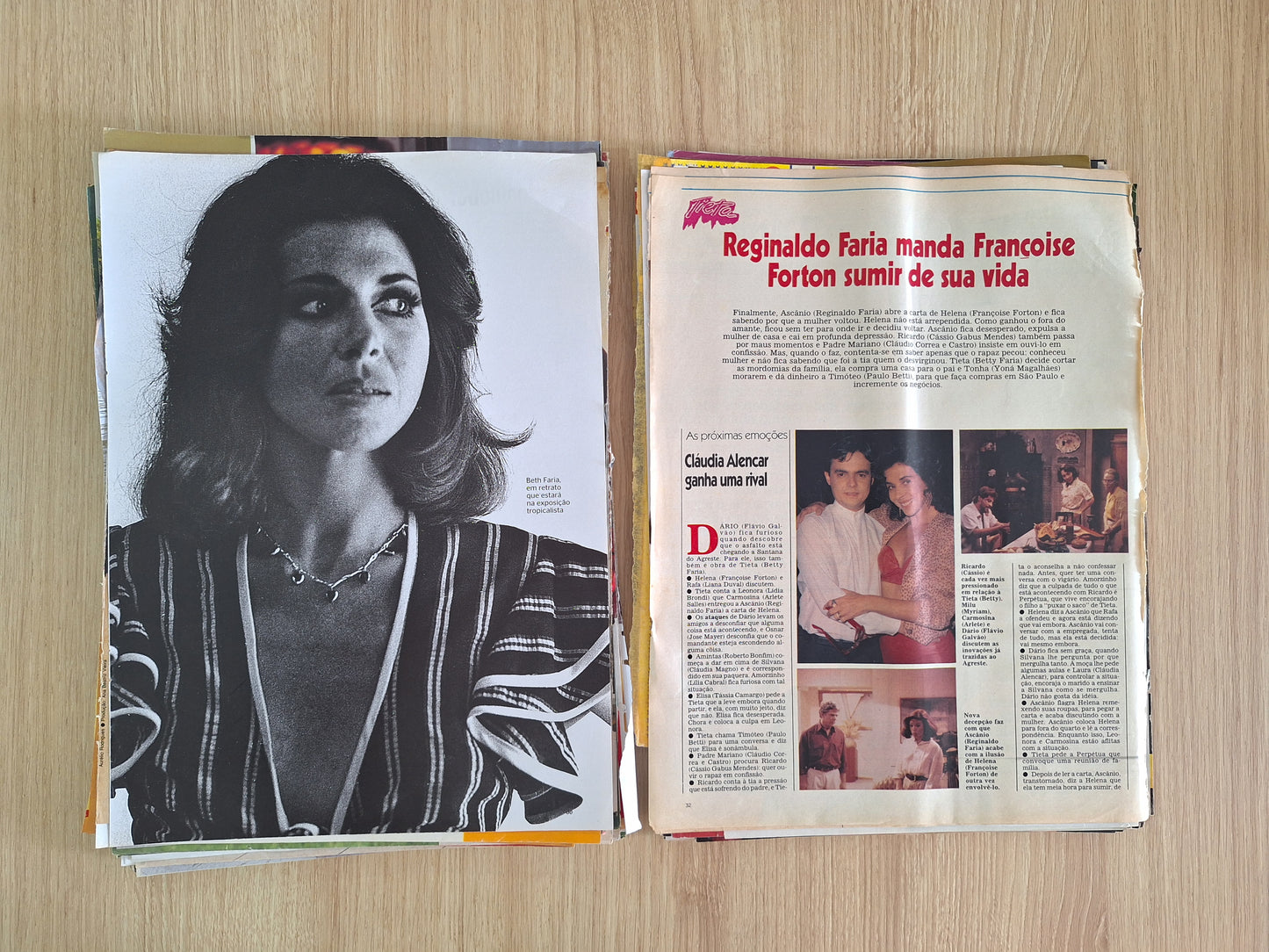 Betty Faria - Material de revistas