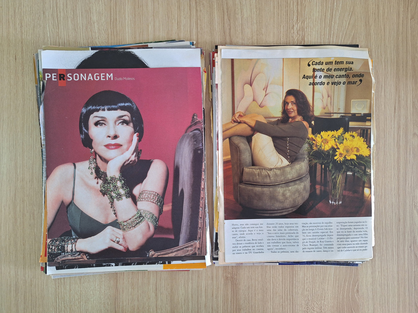 Betty Faria - Material de revistas