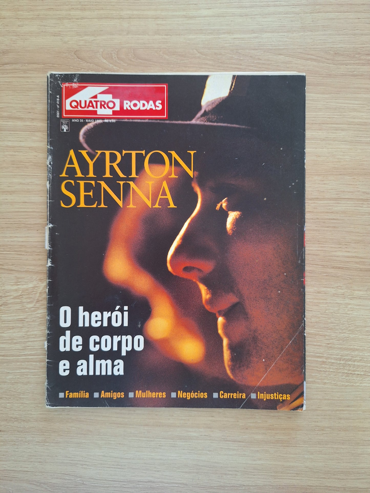 Revista 4 Rodas Ayrton Senna