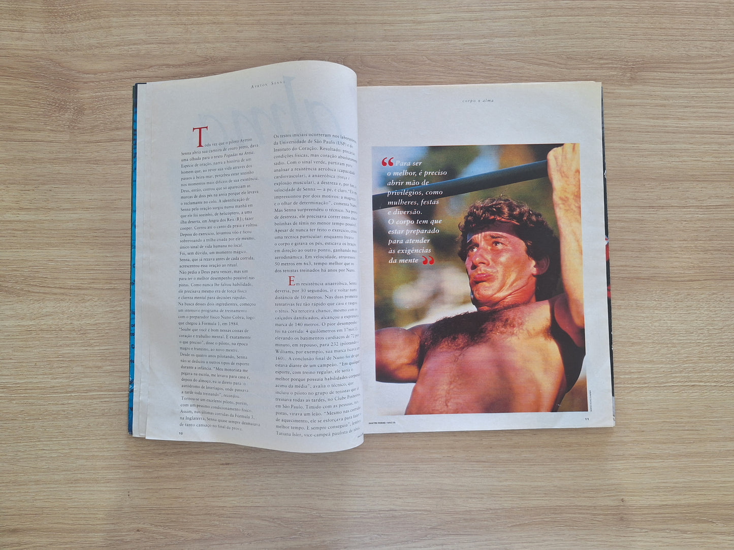 Revista 4 Rodas Ayrton Senna