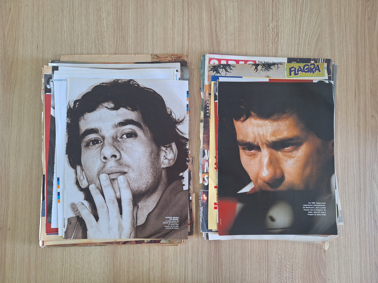 Ayrton Senna - Material de Revistas