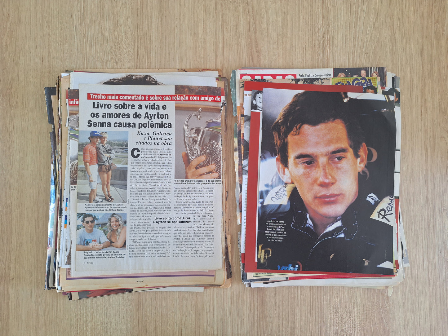 Ayrton Senna - Material de Revistas