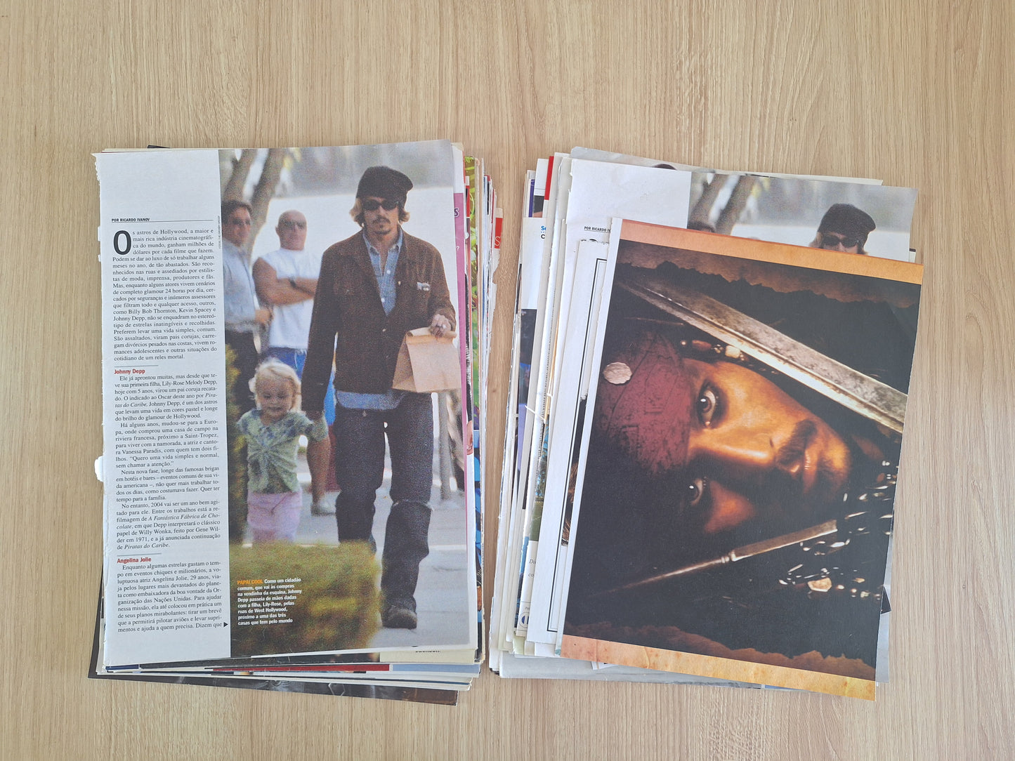 Johnny Depp - Material de revistas