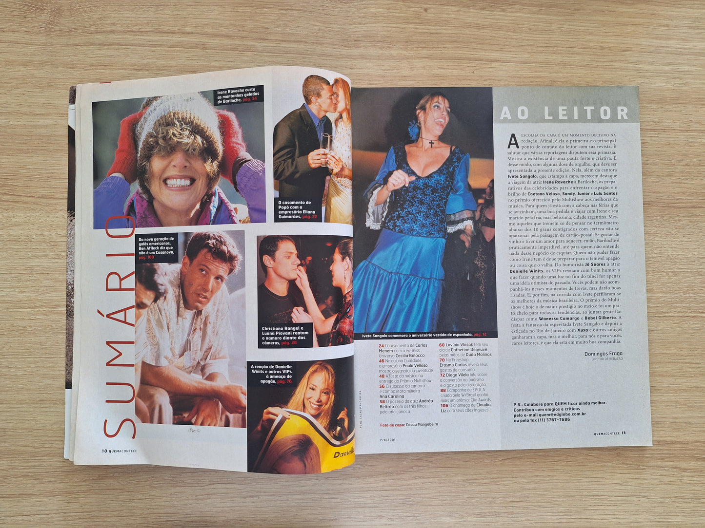 Revista Quem Acontece 38 (2001)