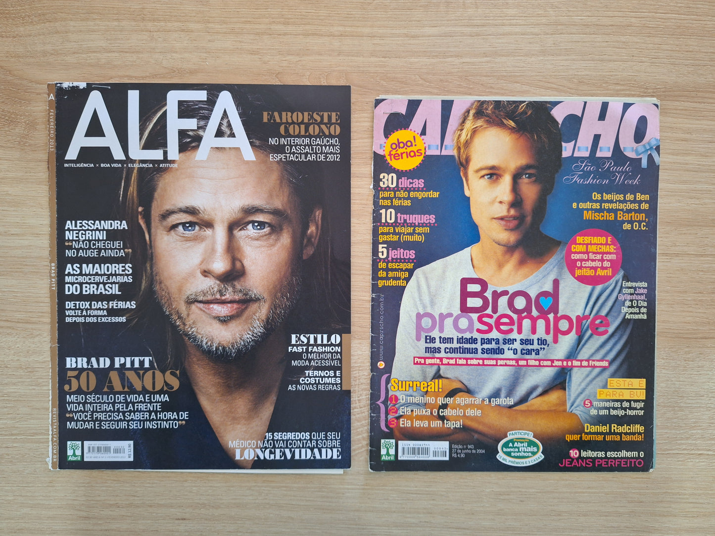 Brad Pitt - Capa+reportagem