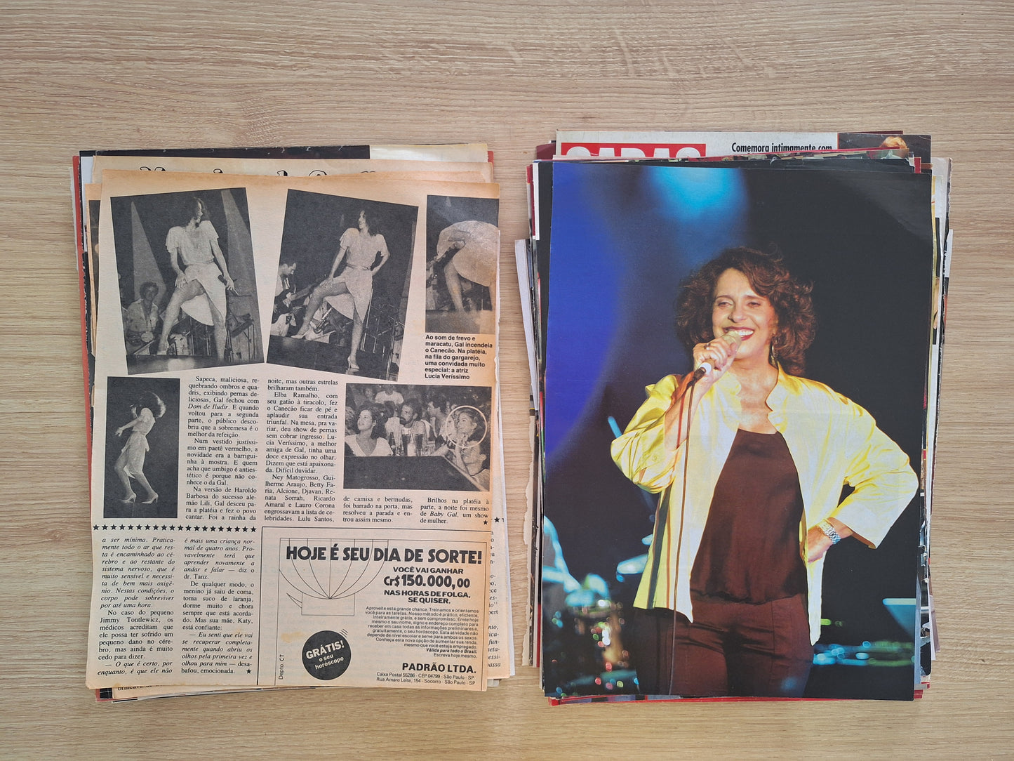 Gal Costa - Combo material de revistas