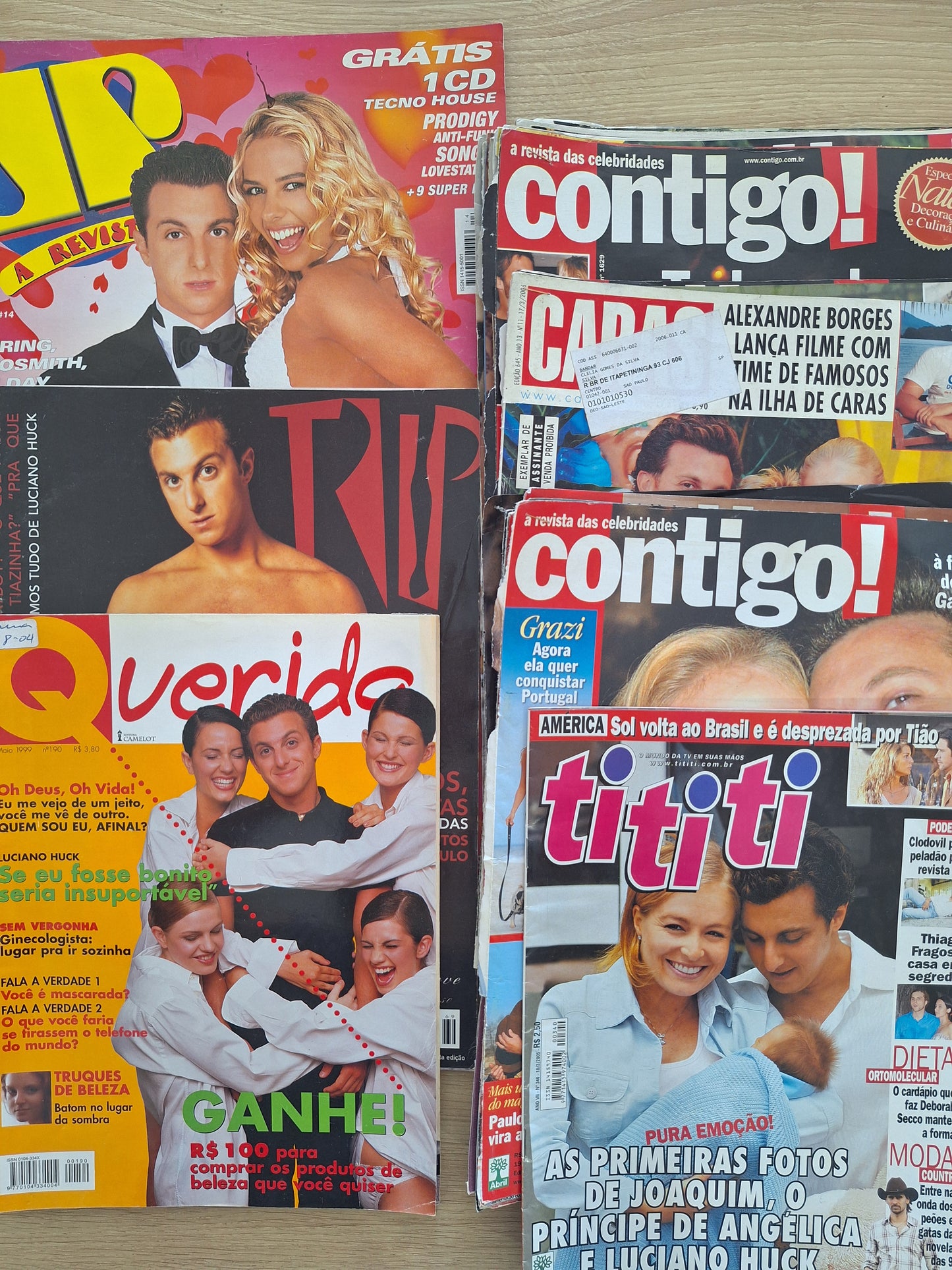 Lote Revista Angélica E Luciano Huck