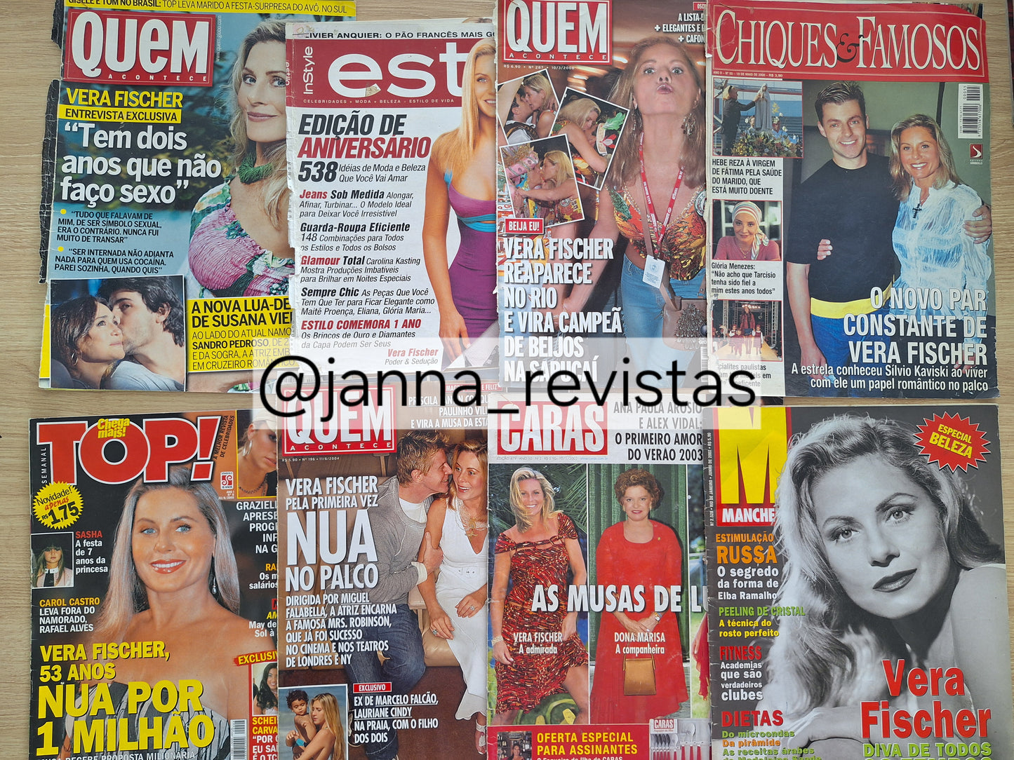 Vera Fischer - Capa+reportagem
