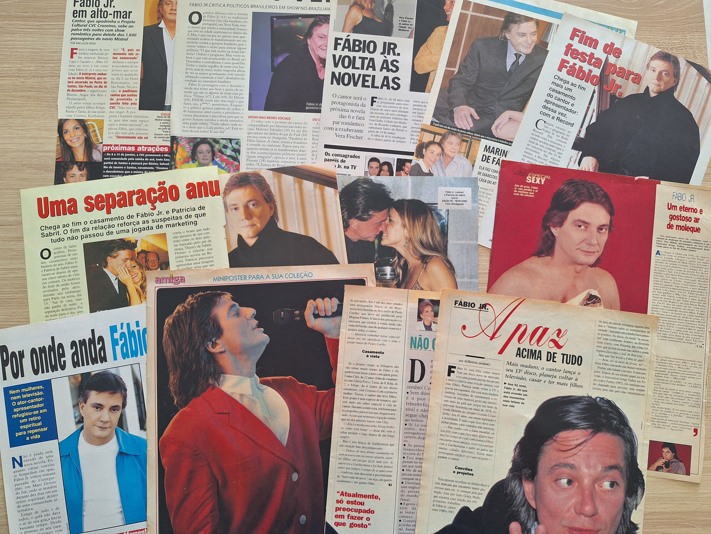 Fábio Júnior - Material de Revista