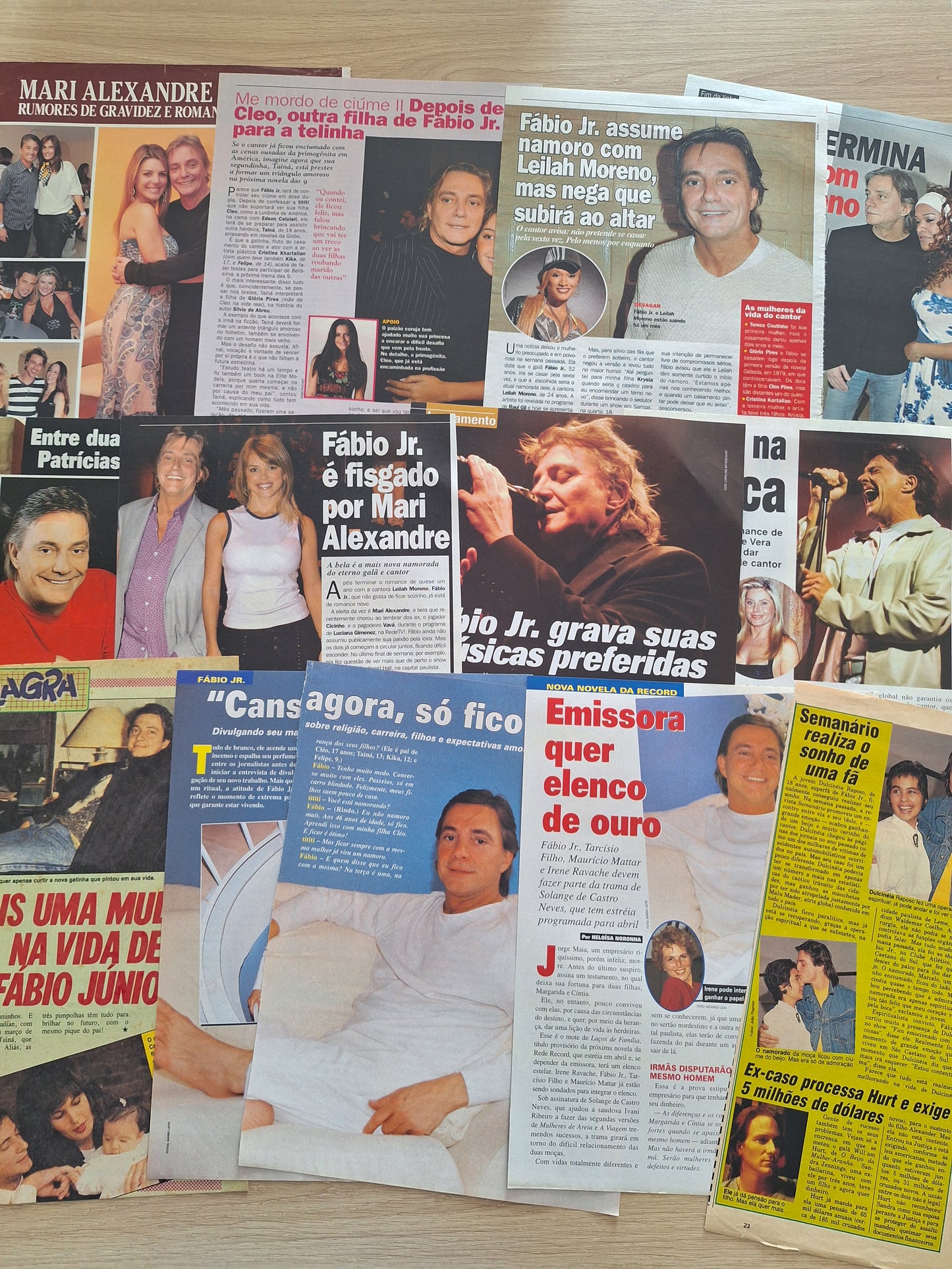 Fábio Júnior - Material de Revista