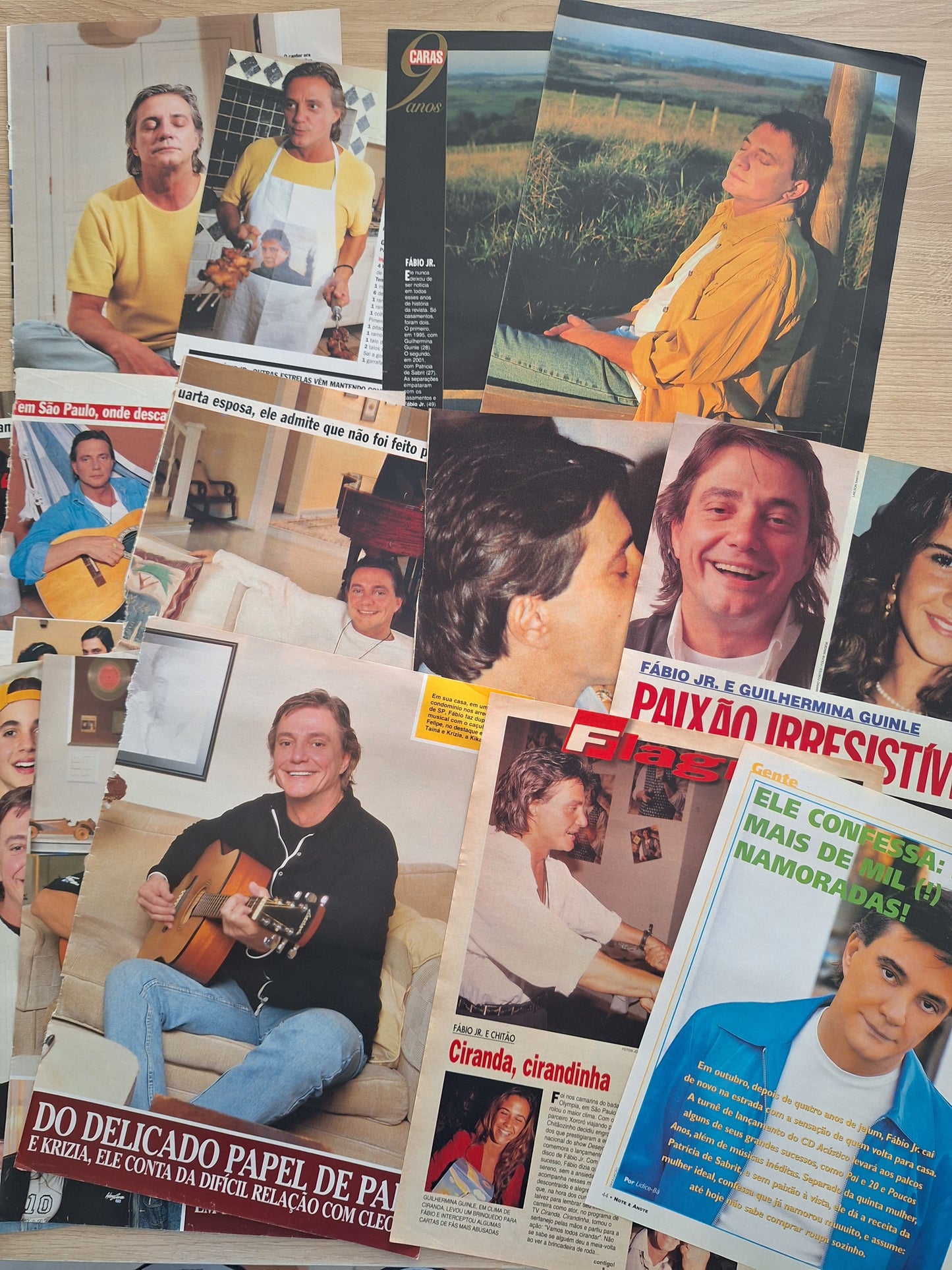 Fábio Júnior - Material de Revista
