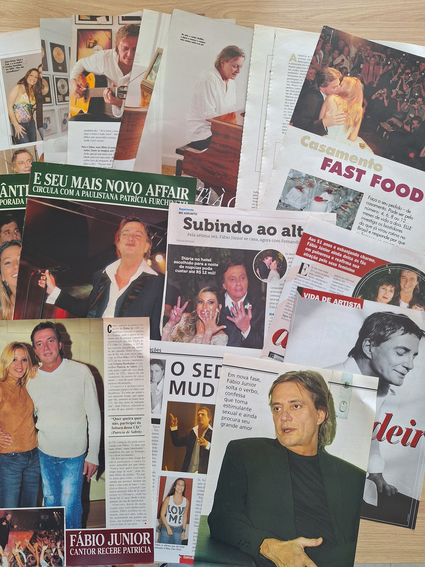 Fábio Júnior - Material de Revista