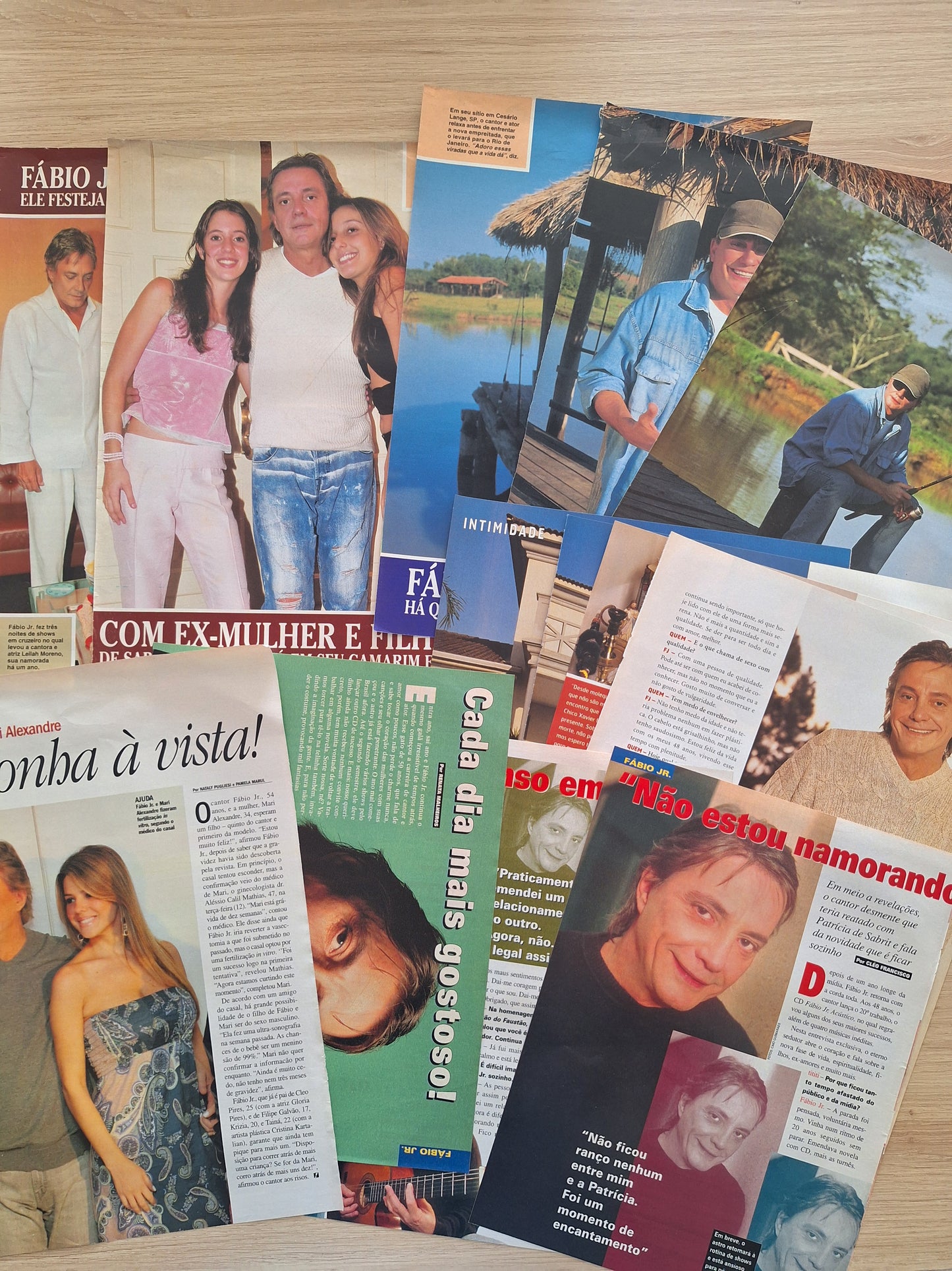 Fábio Júnior - Material de Revista