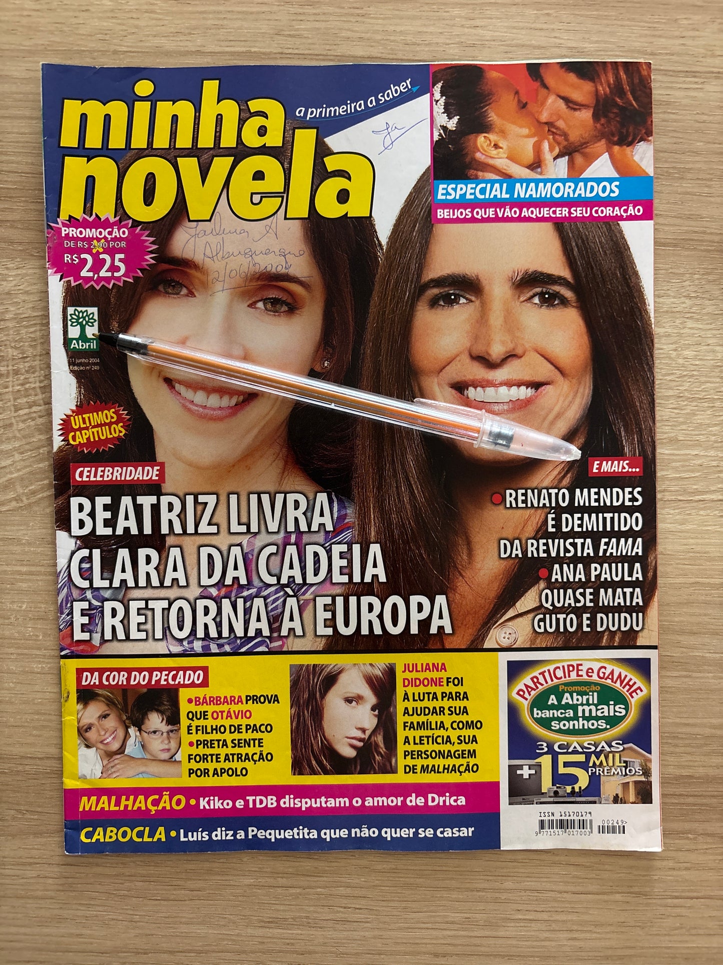Revista Minha Novela 249 (2003)