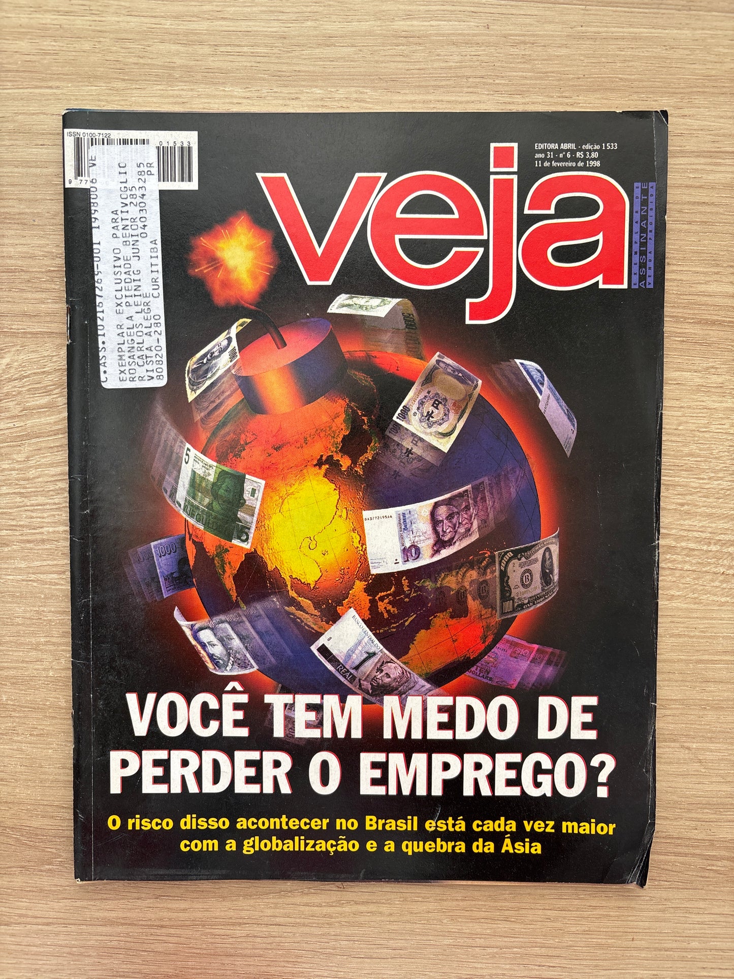 Revista Veja 1533 (1998)