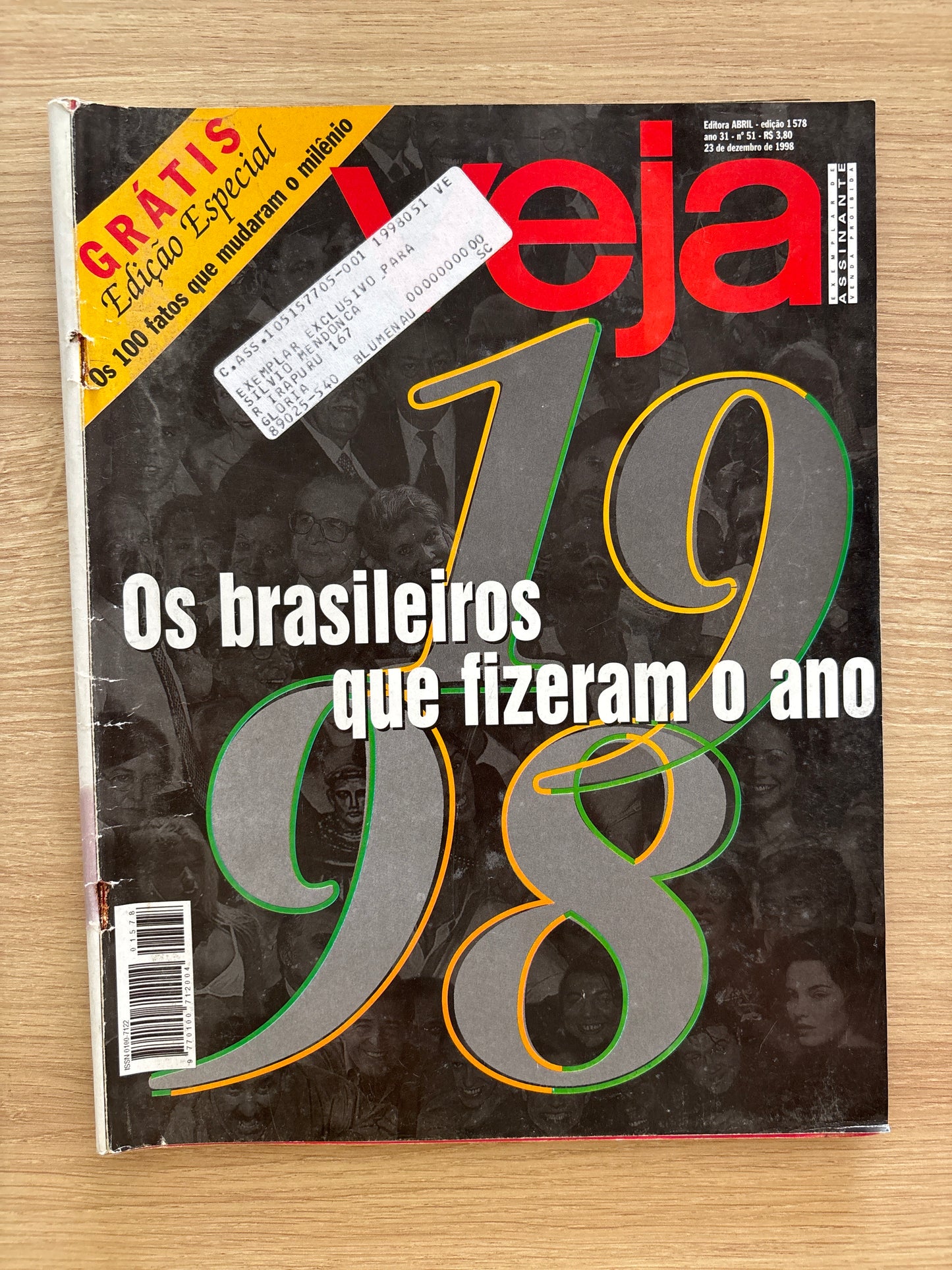 Revista Veja 1578 (1998)
