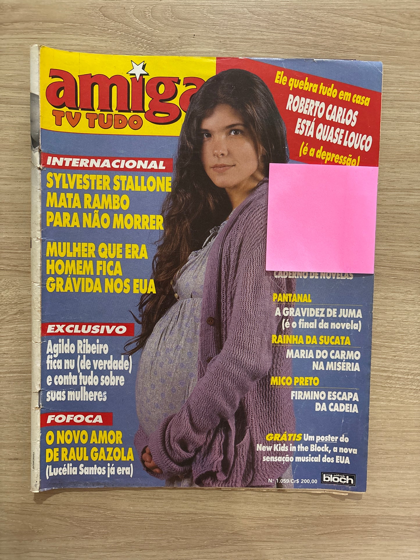 Revista Amiga Tv Tudo 1059 (1990)