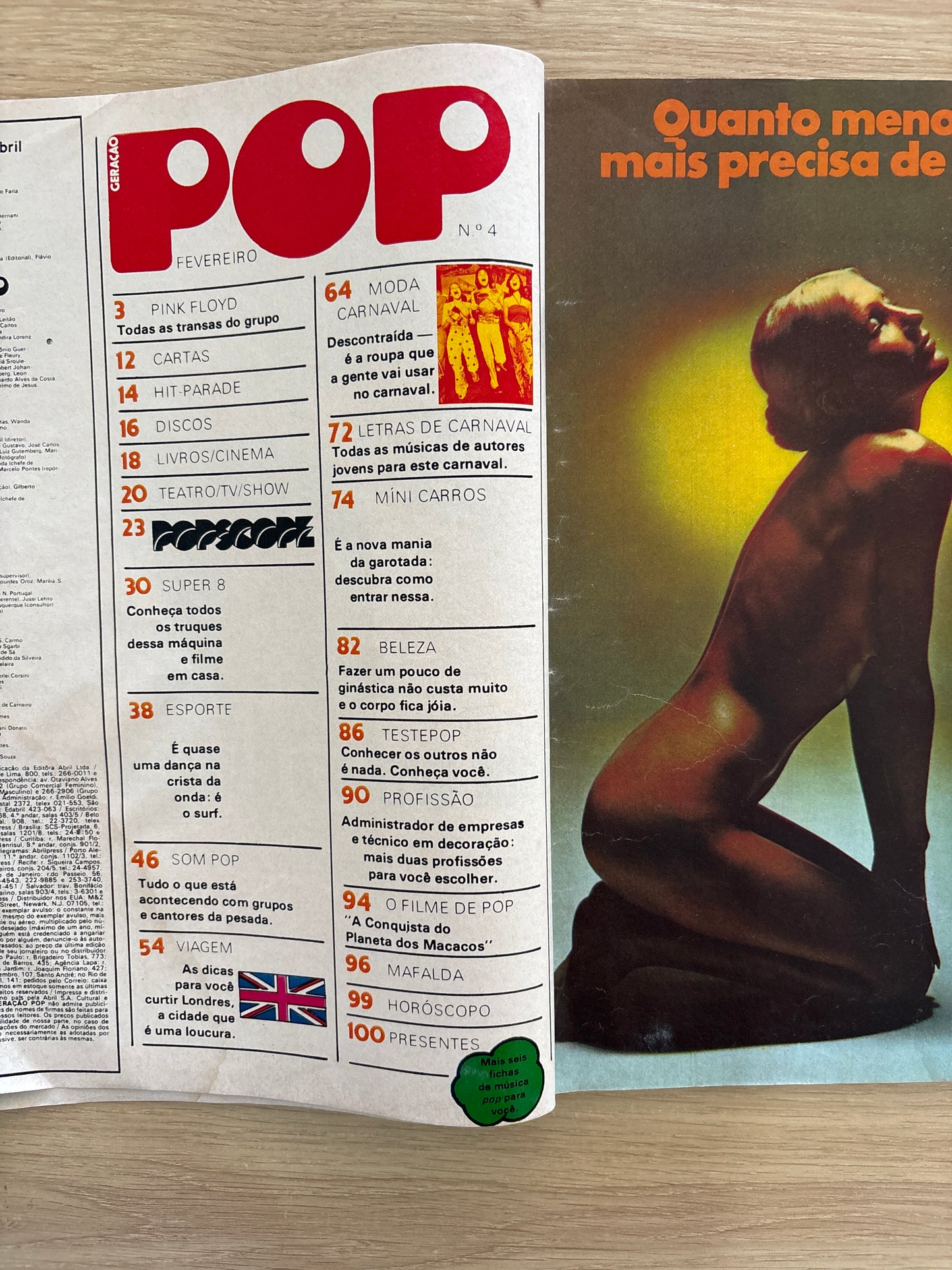 Revista Geração Pop 04 (1973)