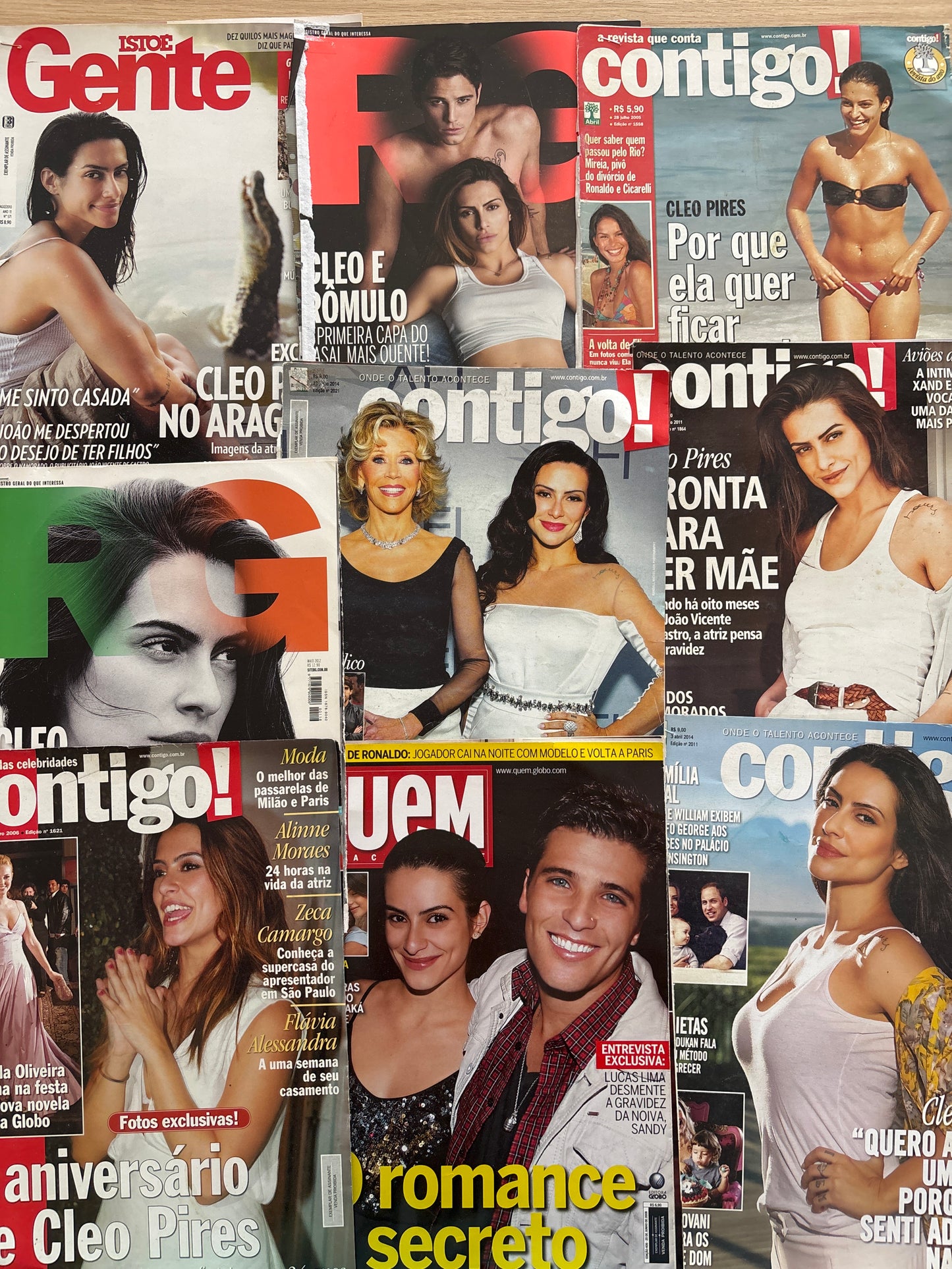 Cleo Pires - Lote de capa+reportagem