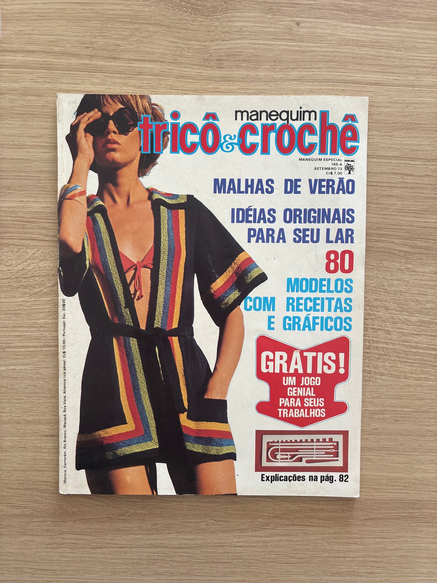 Revista Manequim Tricô e Crochê 165 (1973)